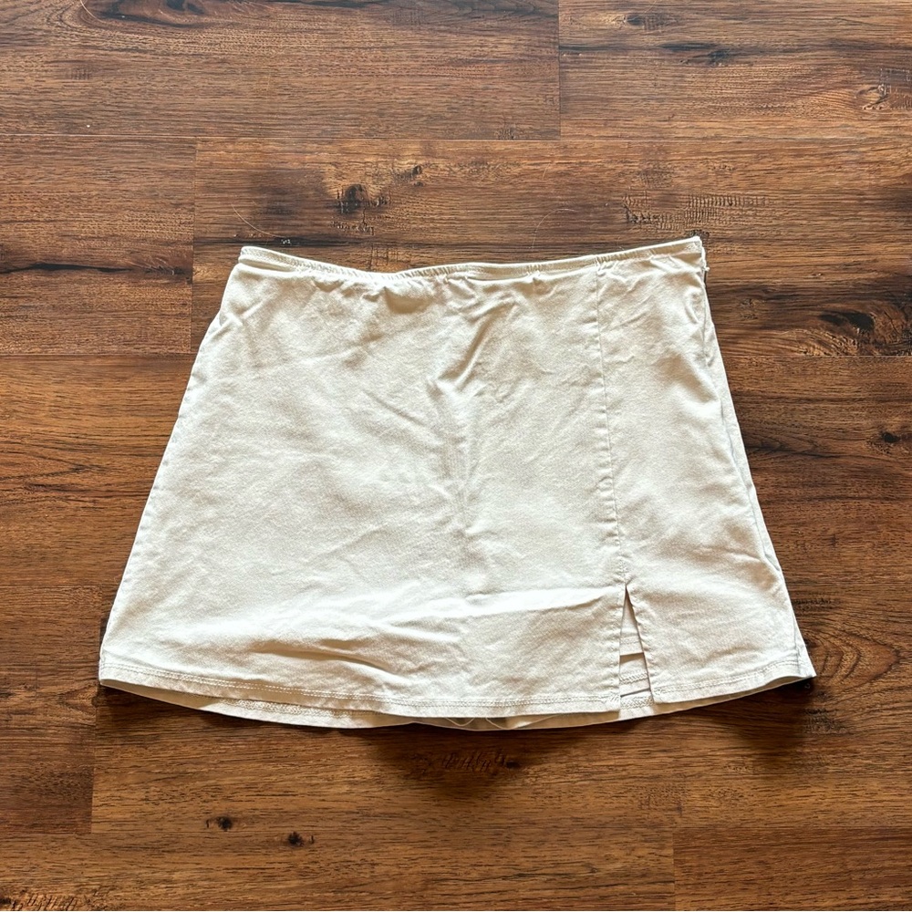 Wild Fable Cream Mini Skirt